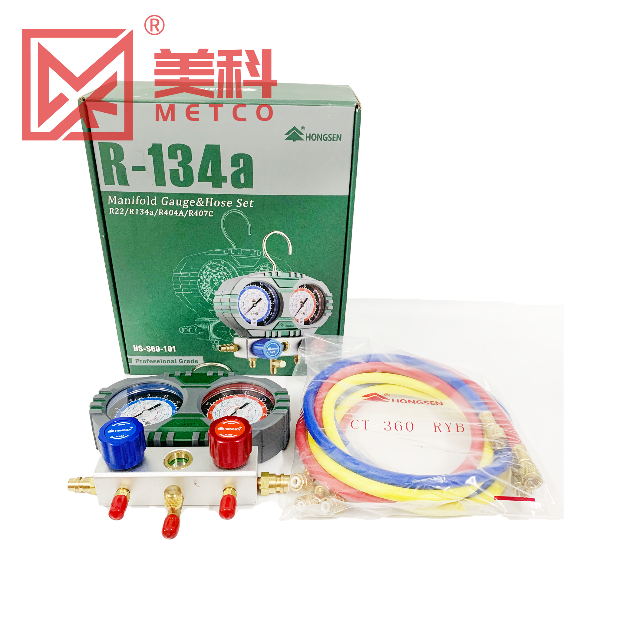 Manifold Gauge Set(or AC Gauge Set) HS-101 - 图片 3