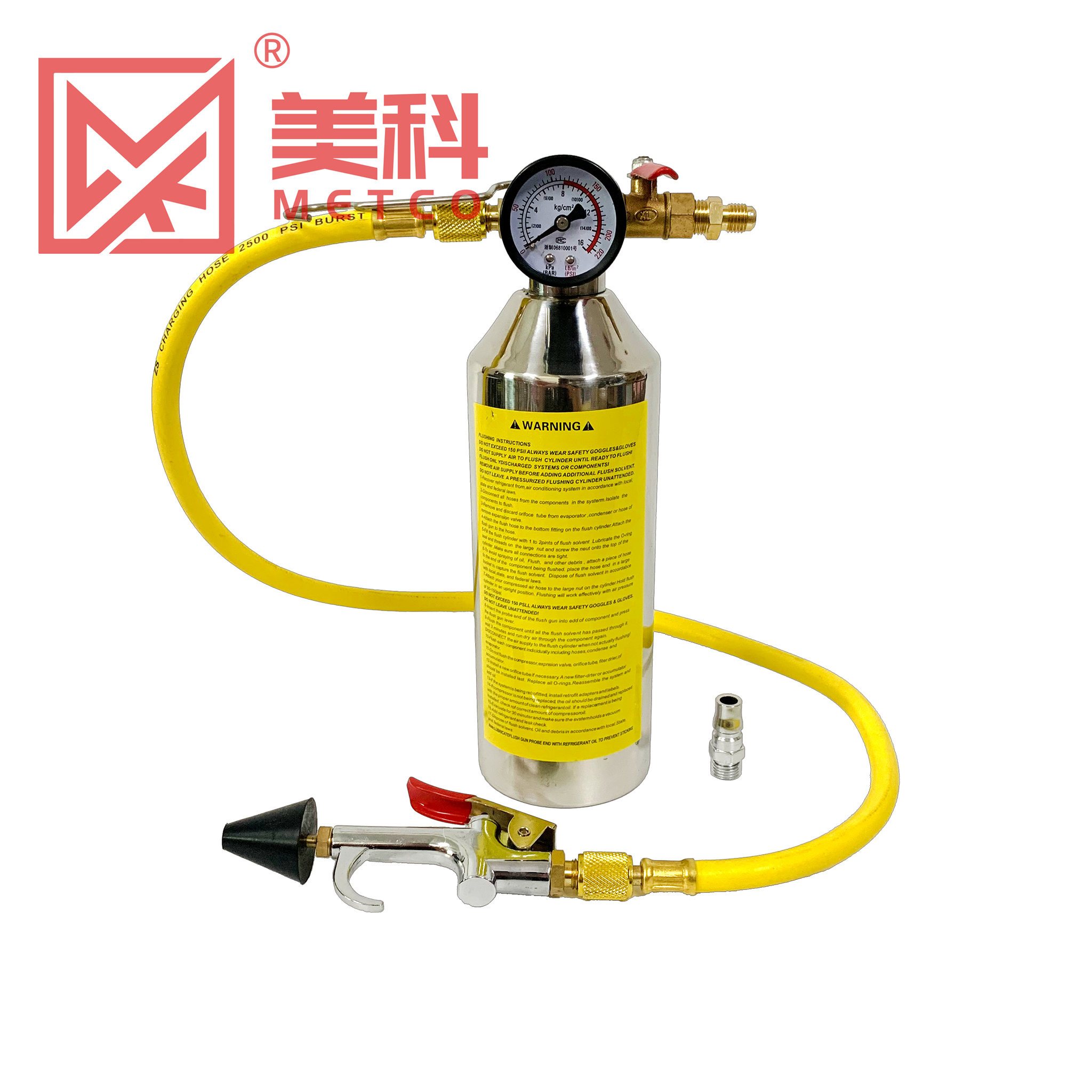 A/C System Flush Canister Gun Kit - 图片 2