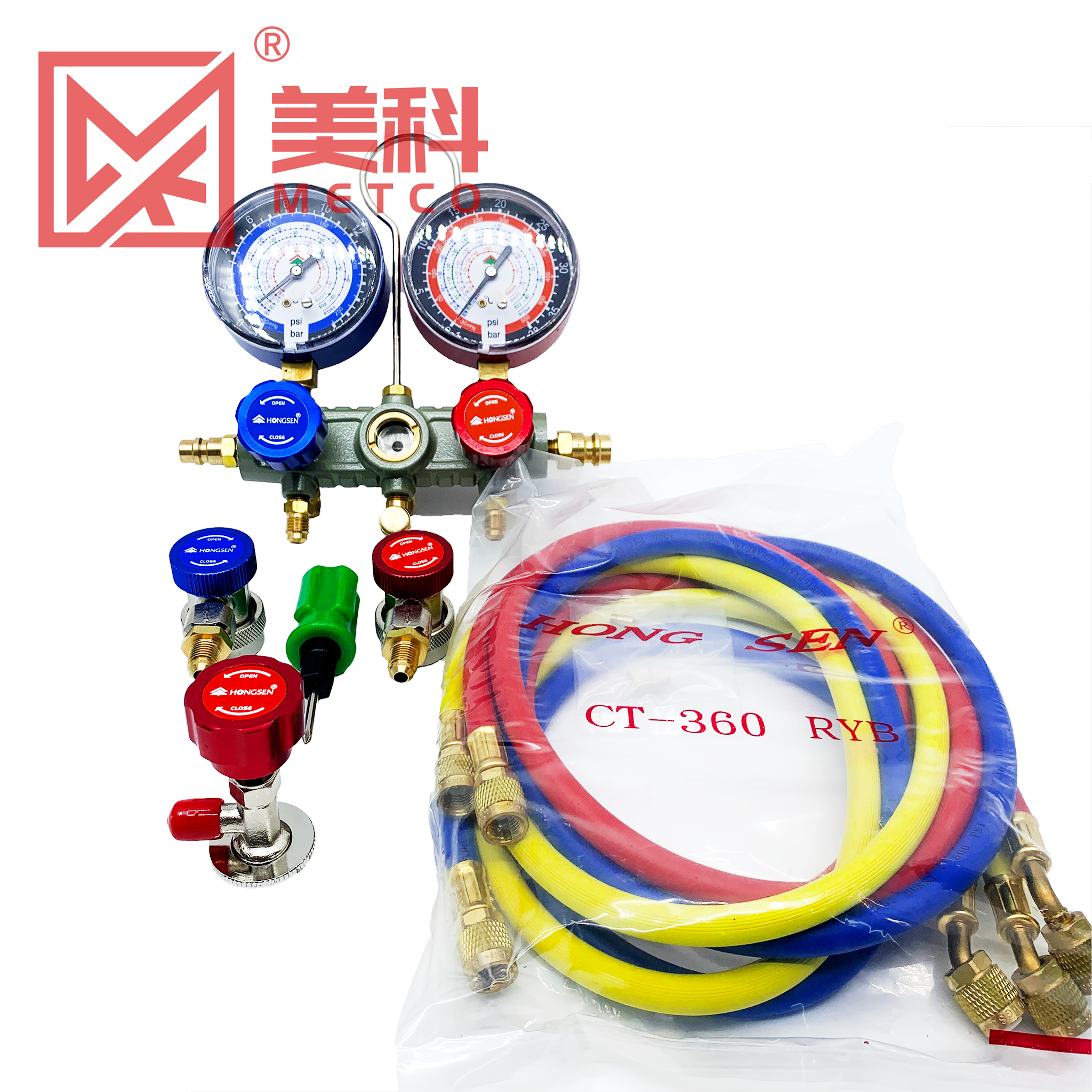 Manifold Gauge Set(or AC Gauge Set) HS-S36F-134a - 图片 5