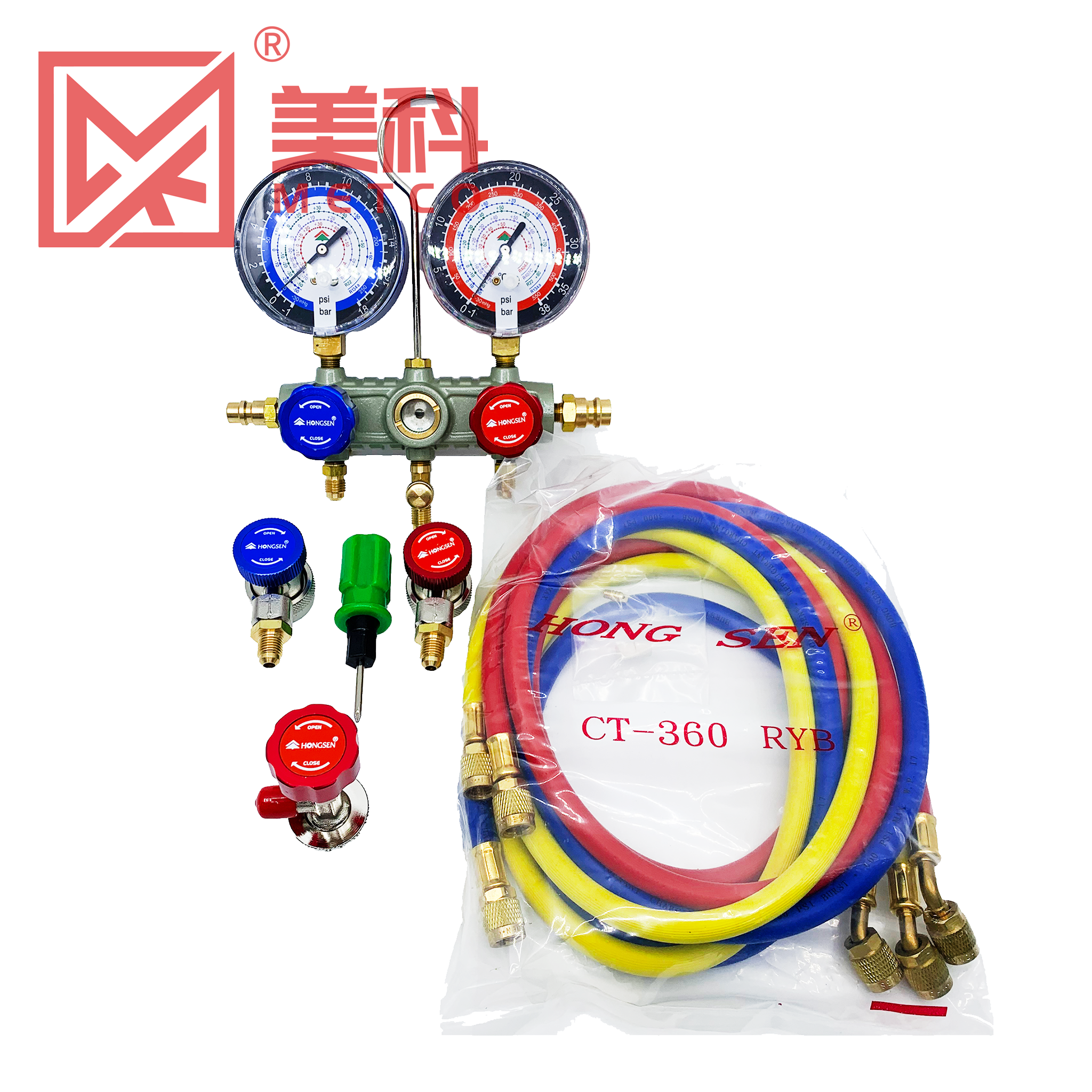 Manifold Gauge Set(or AC Gauge Set) HS-S36F-134a